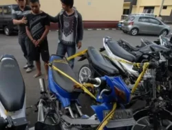 Polisi Tangkap 12 Maling Motor dan Sita 42 Motor Hasil Kejahatan