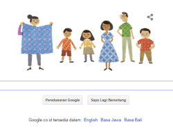 Gambar Lucu “Keluarga Batik” di Halaman Pencarian Google
