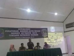 Badan Legislasi DPRD Kota Bekasi Sosialisasikan Perda Retribusi