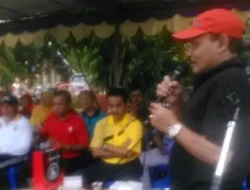 Dewan Hadiri Peletakan Batu Pertama Pembangunan Sarana Olahraga Kelurahan Harapan Jaya