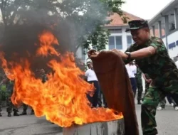 Anggota Korem 051 Wijayakarta Ikuti Pelatihan Pemadam Kebakaran