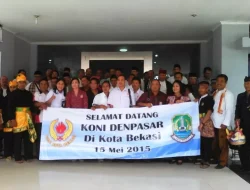 KONI Kota Bekasi Kedatangan Tamu dari Denpasar