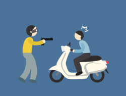 Begal Motor Tembak Warga di Bekasi