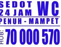 Dari Sedot WC Pemkot Bekasi Raup Rp161 Juta