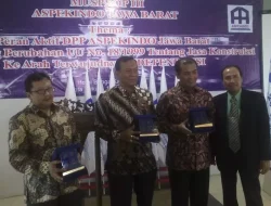 Buka Musprov Aspekindo Jabar, Sukur Nababan Siap Kawal Revisi UU Jasa Konstruksi