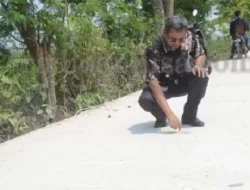 Wakil Bupati Bekasi ‘Ngamuk’, Proyek Jalan di Desa Sukamulya Sukatani Dikerjakan Asal-asalan