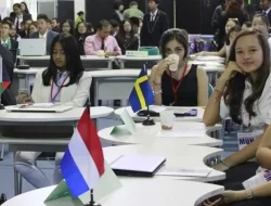 FOTO: Serunya Simulasi Sidang PBB di Victory Plus Bekasi