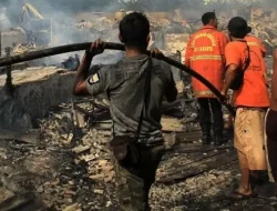 Rumah Bedeng di Tambun Utara Ludes Dilalap Si Jago Merah