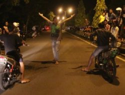 Warga Resah, Tiap Malam Jalan Ahmad Yani Jadi Tempat Balap Liar