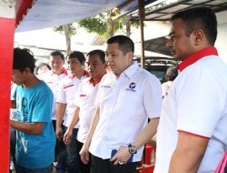 Tengok Gerobak Perindo, Hary Tanoe Kunjungi Pasar Kecapi Bekasi