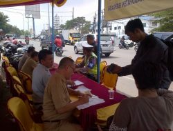 Puluhan Pengendara Terjaring Razia di Jalan Raya Diponegoro Tambun