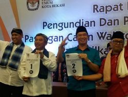 Ini Nomor Urut Calon Kepala Daerah di Pilkada Kota Bekasi 2018