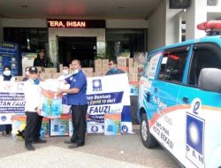 Intan Fauzi Salurkan Perlengkapan Penanggulangan Covid-19 untuk Fraksi PAN DPRD Kota Bekasi