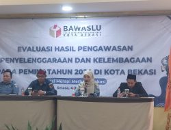 Bawaslu Kota Bekasi Gelar Evaluasi Kelembagaan