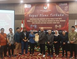 Sah, DPT Pilkada Kota Bekasi Tembus 1.828.740 Pemilih