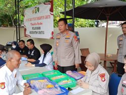 Peduli Kesehatan Masyarakat, Polres Bekasi Gelar Pemeriksaan Kesehatan Gratis
