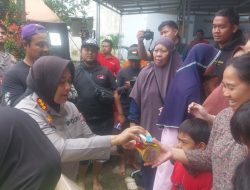 Tinjau Banjir Sukamekar, Kapolres Bekasi Pastikan Keselamatan Warga